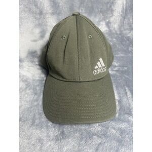 Adidas Hat Cap Dark Green Fitted Mesh Back L/XL Aeroready Forest Sports Hunting